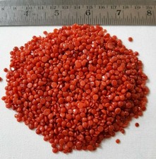corail demi-rond 100% naturel Italie cabochon de corail rouge mer pierre...