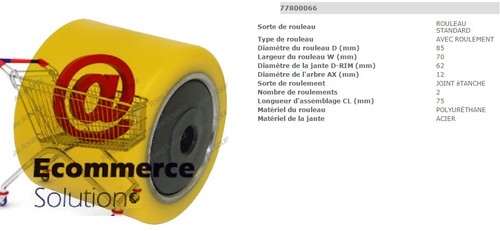 Galet 50454245 roue - 50454245,