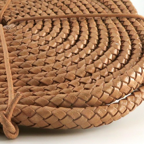Esnado cordon cuir tressé - cuir,