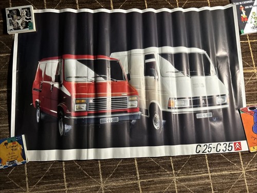 Affiche pub citroën - c25, c35