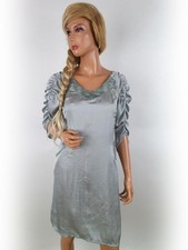 ✨ PAPRIKA Robe Simple pour Femmes Broderie M Manche 3/4 Encolure en V ✨