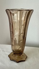 Grand vase Art déco en verre