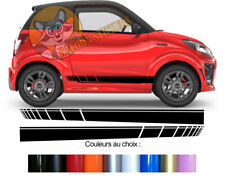 2 X BANDES BAS DE CAISSE POUR  LIGIER JS50 SANS PERMIS STICKER BD573N-113