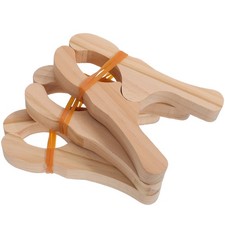  6 pièces pince de jeu en bois pinces géantes faites à la main pinces en bois