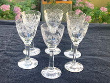 6 Anciens Verres à Liqueur en