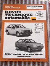 Revue technique OPEL KADETT D E 1.5 1.6 1.7 D COMBO 16D 17D 15D TURBO DIESEL