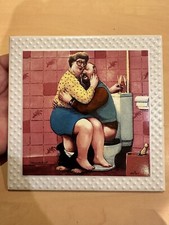 rare carrelage vintage villeroy et boch MANFRED  DEIX original annees 80