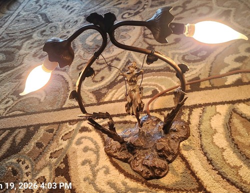 Vtg bronze lady - vtg,