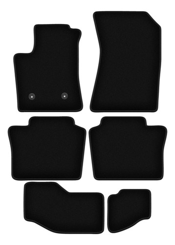 Tapis sol velours noir - velours,
