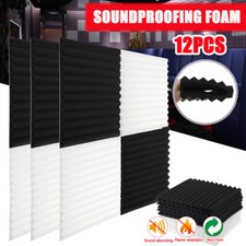 12Pcs Acoustique Mousse