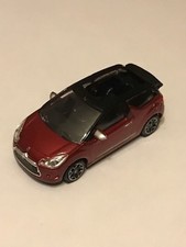 🌟CITROEN  - DS3 2012  CABRIO ROUGE  /NOIR  COLLECTION 3 INCHES  SERIE-2013 1/64