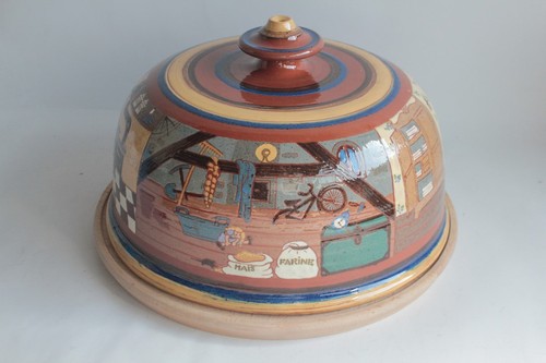Cloche fromage poterie - cloche,