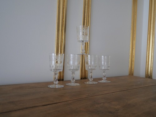Rare verres vin - rare, cristal