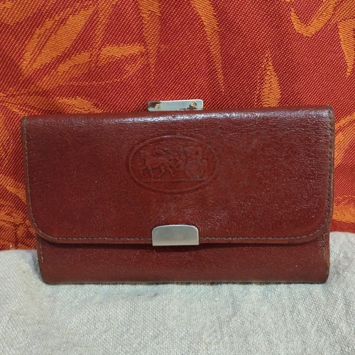 Vintage porte feuille - feuille, et