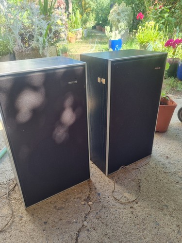 Enceintes philips vintage - enceintes,