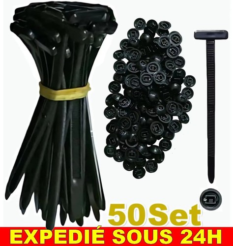 Attaches câble nylon - 50,