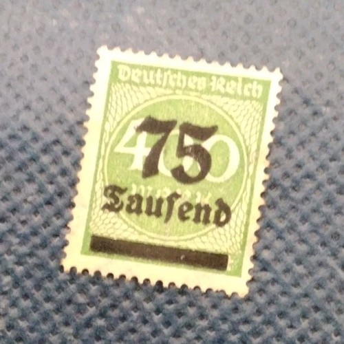 Timbre allemand inflation - inflation, 75