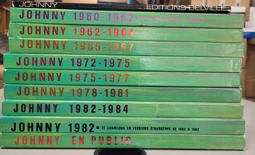 Johnny hallyday 9 coffrets - 9,