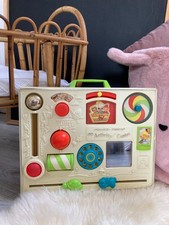 1025⚜️ Ancien Tableau D'activité et D'éveil Fisher Price Vintage Authentique