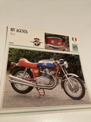 Agusta 750 1973 carte - mv,