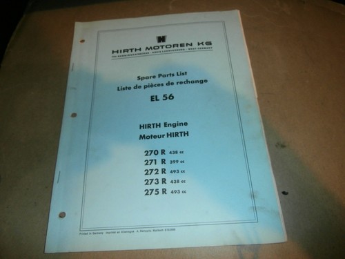 Hirth engine el56 270r - el56,
