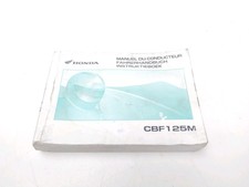 MANUEL D'UTILISATION HONDA CBF 125 2009-2010 / NE 47523