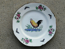 Antique China Porcelain Rooster Chicken Plate? Chinese Family Porcelain Plate