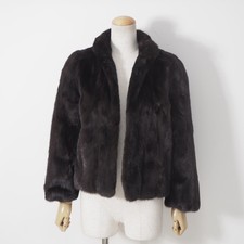 Veste manteau en fourrure de