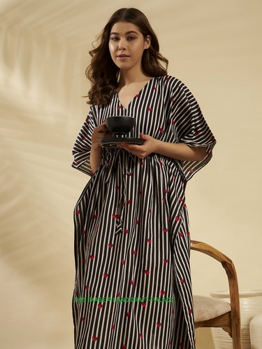 Robe kaftan plage - plage, coton