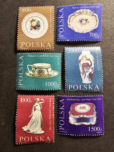 Timbre pologne serie - pologne,