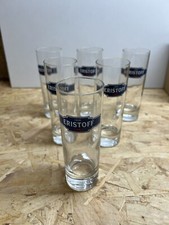 Lot Of 6 Eristoff 1806 Vodka Bar Glasses