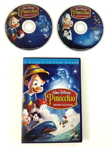 Dvd disney pinocchio - vf,