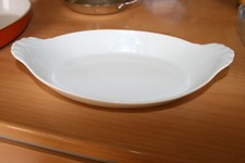 plat a four porcelaine a feu pillivuyt 28 cm par 16 cm en tres bon etat 