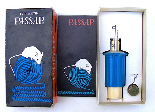Tricotin passap bleu ancien - passap,