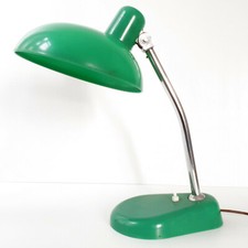 1950 VINTAGE RESISTEX NICE FRANCE PLASTIC STEEL ROCKABILLY TABLE LAMP 50S