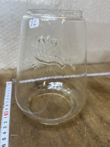 Verre ancien pour lampe - ancien,