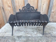 Ancien Porte-buches Porte-braises En Fonte Pour Cheminée