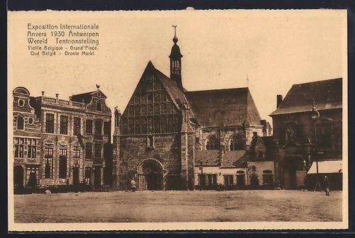 Carte postale anvers - carte,