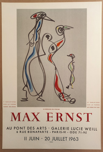 Max ernst affiche - -, ancienne