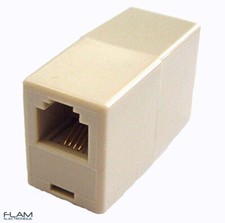 Adaptateur Coupleur rallonge RJ11 6P4C femelle / femelle Female Adapter Coupler