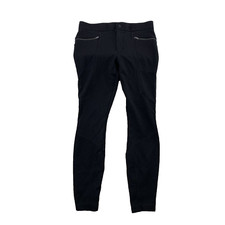 Athleta Ponte Moto 2.0 Pants Size 6 Black Stretch  Women 27" Inseam 8-24