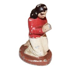 Antique Quiralu Figurine - Nursery - Girl Praying