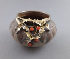 Vase en grès monture en