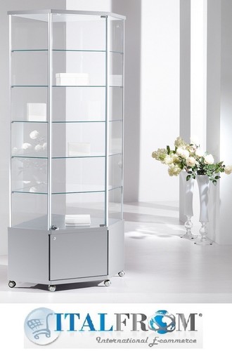 Coin vitrine avec - avec, armoire