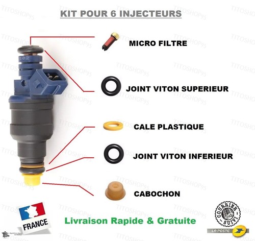 Kit réparation injecteur m3 - kit, 6