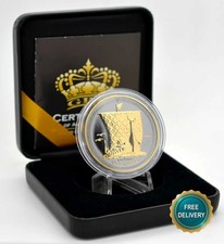 2025 1OZ Silver Noble Ship Isle Man Black Empire 24kt Gold gilded ONLY 500pc 114