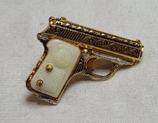 ANCIEN BIJOU BROCHE Revolver