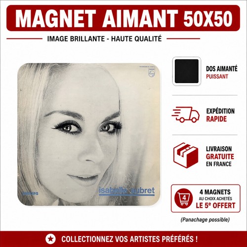 Magnet isabelle aubret - magnet, v4