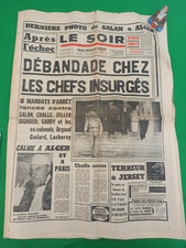 Le Soir Vieux journal  guerre