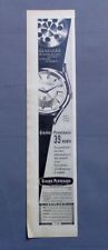 ANTIQUE ADVERT CLIPPING 271017 / GIRARD PERREGAUX AUTOMATIC WATCH